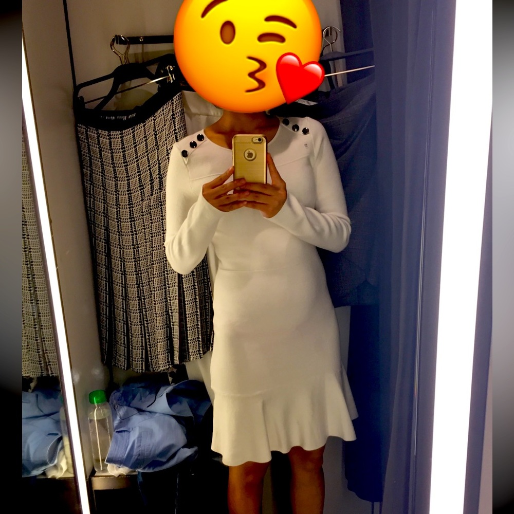 Zara white dress nwt